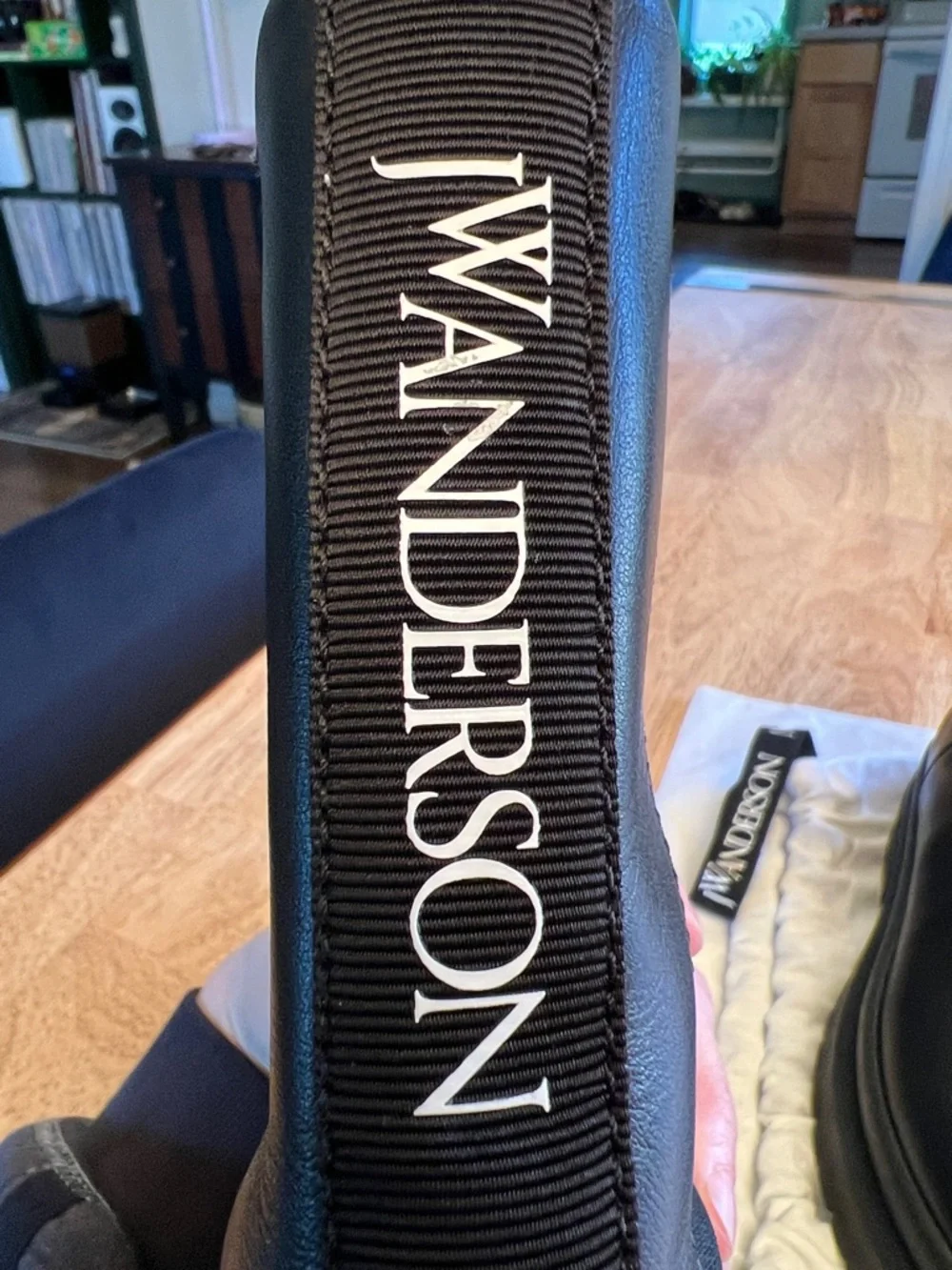 JW Anderson Black Leather Chelsea Boots 38 EU - Picture 12 of 16